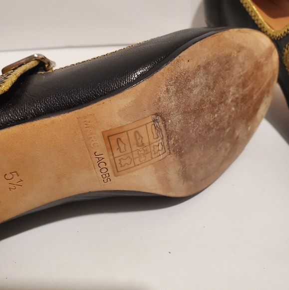 GUC Marc Jacobs Black Leather Mary Janes | Sz. 5.5 - Picture 7 of 8